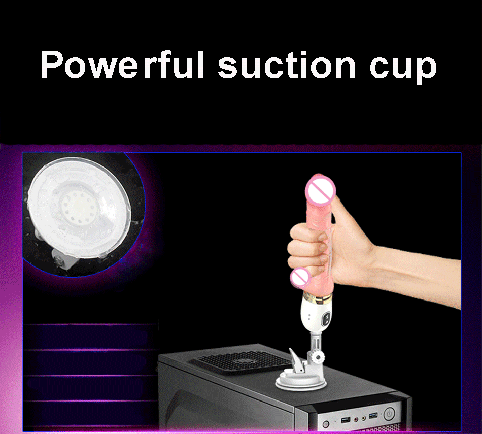 Realistic Hands Free Dildo Vibrator Heating Telescopic Penis G spot Vibrating Female Masturbator Adult Sex Toy for Woman 5 Realistic Hands Free Dildo Vibrator Heating Telescopic Penis G spot Vibrating Female Masturbator Adult Sex Toy for Woman 5