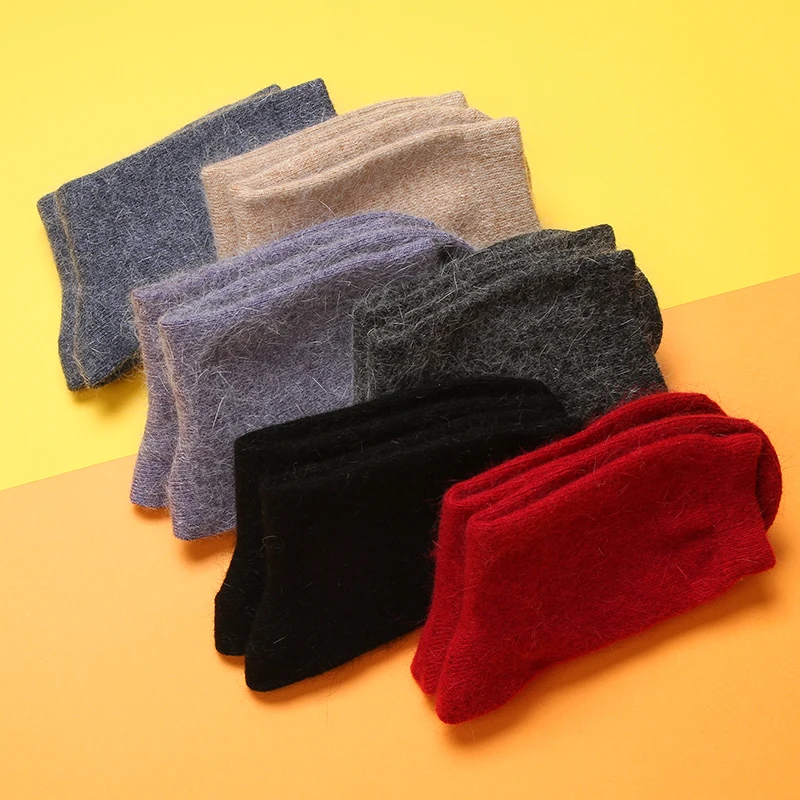 Autumn Winter Socks Women Man Thick Angora Wool Socks Ladies Soft Warm Rabbit Haired Short Sock 6 color Basic Hosiery Sox
Autumn Winter Socks Women Man Thick Angora Wool Socks Ladies Soft Warm Rabbit Haired Short Sock 6 color Basic Hosiery Sox