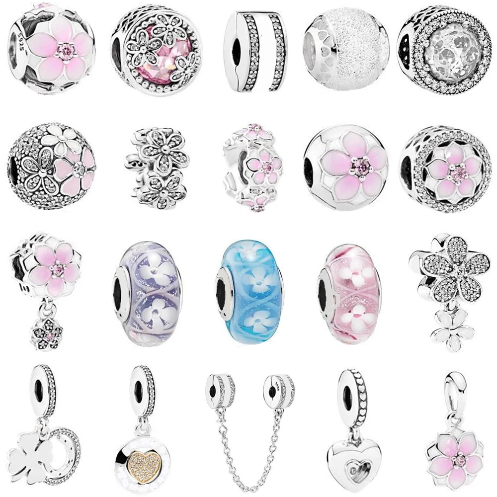 PANDULASO 2017 Spring Magnolia Bloom & Dazzling Daisy Meadow Charm fits pandora Bracelets Silver 925 Original Flower DIY Beads.
PANDULASO 2017 Spring Magnolia Bloom & Dazzling Daisy Meadow Charm fits pandora Bracelets Silver 925 Original Flower DIY Beads.