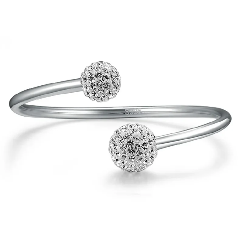 100% 925 sterling silver fashion shiny crystal Shambhala ball ladies`bangles jewelry no fade women wholesale bangle cheap gift
100% 925 sterling silver fashion shiny crystal Shambhala ball ladies`bangles jewelry no fade women wholesale bangle cheap gift