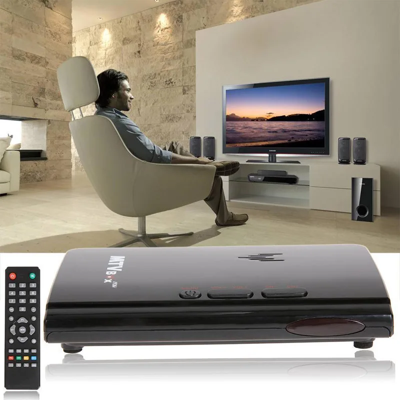 Generic A Set External TV Tuner VGA MTV Box For LCD Monitor RF AV To