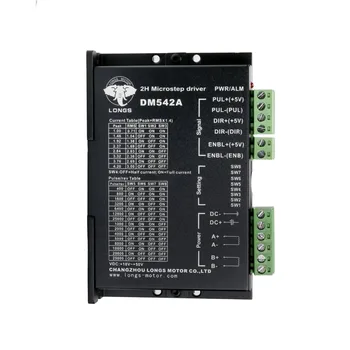 EU&US FREE SHIP! 1PC Nema23 Stepper motor driver DM542A,peak 4.2A, 18-50VDC, 128MICSTEPS LONGS MOTOR
EU&US FREE SHIP! 1PC Nema23 Stepper motor driver DM542A,peak 4.2A, 18-50VDC, 128MICSTEPS LONGS MOTOR