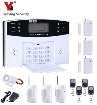 YobangSecurity Wireles Home GSM Security Alarm System Metal Remote Control Door Window Sensor PIR Motion Detector Wired Siren
YobangSecurity Wireles Home GSM Security Alarm System Metal Remote Control Door Window Sensor PIR Motion Detector Wired Siren
