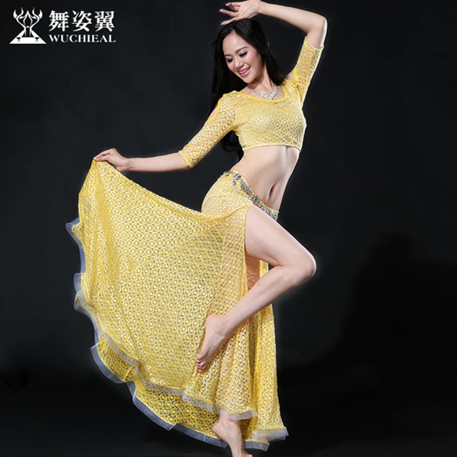 2017 Wuchieal Top Fashion New Brand Bellydance Costume Club Stage Woman Belly Dance Costume Sexy Top+ Skirt 2pcs/suit Set 2562
2017 Wuchieal Top Fashion New Brand Bellydance Costume Club Stage Woman Belly Dance Costume Sexy Top+ Skirt 2pcs/suit Set 2562