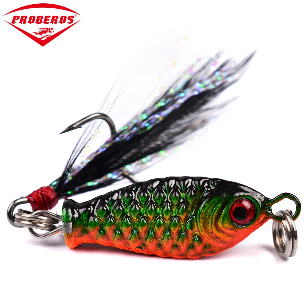 Lifelike Wobbler Fishing Lure Hard Bait With Feather Hooks VIB Ration Ocean Beach Fishing Artificial Lead Jig Swimbait Bait Pesa
Lifelike Wobbler Fishing Lure Hard Bait With Feather Hooks VIB Ration Ocean Beach Fishing Artificial Lead Jig Swimbait Bait Pesa