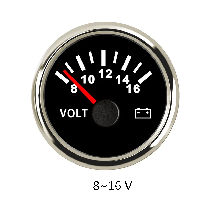 52mm Yacht Marine Voltmeter 12v 24v for Car Boat Auto Motor mobile Indicating Range 8- 16 V / 16- 32V Red Backlight Volts
52mm Yacht Marine Voltmeter 12v 24v for Car Boat Auto Motor mobile Indicating Range 8- 16 V / 16- 32V Red Backlight Volts