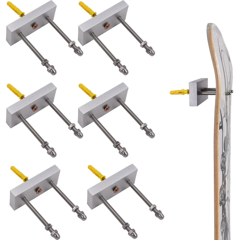 Skateboard Floating Deck Display Wall Mount Rack Holder Hanger - 6/PK- No Skateboard
Skateboard Floating Deck Display Wall Mount Rack Holder Hanger - 6/PK- No Skateboard