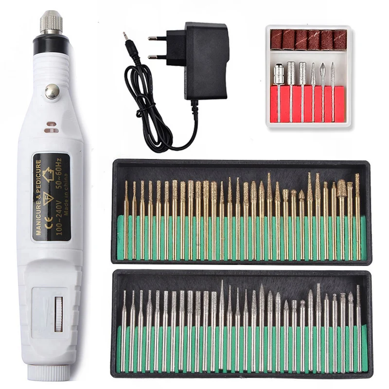 1 Set 66 Diamond Drill Bits Electric Manicure Machine Pen Pedicure Nail Gel File 20000RPM Drill Machine New Design Apparatus Kit
1 Set 66 Diamond Drill Bits Electric Manicure Machine Pen Pedicure Nail Gel File 20000RPM Drill Machine New Design Apparatus Kit