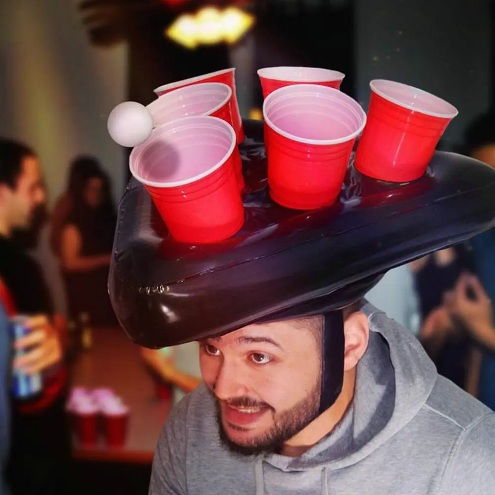 Inflatable Beer Pong Hats Rings Toss Game Fun Lawn Game Toys Throwing Ring Kids Ferrule Tools Christmas Halloween Prop ONLY HAT
Inflatable Beer Pong Hats Rings Toss Game Fun Lawn Game Toys Throwing Ring Kids Ferrule Tools Christmas Halloween Prop ONLY HAT