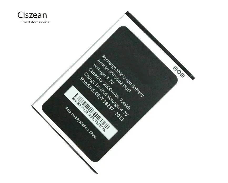 2000mAh / 7.4Wh PSP5502 DUO Replacement Li-ion Battery For Prestigio Muze A5 MultiPhone PSP5502 DUO PSP 5502 + Tracking Code
2000mAh / 7.4Wh PSP5502 DUO Replacement Li-ion Battery For Prestigio Muze A5 MultiPhone PSP5502 DUO PSP 5502 + Tracking Code
