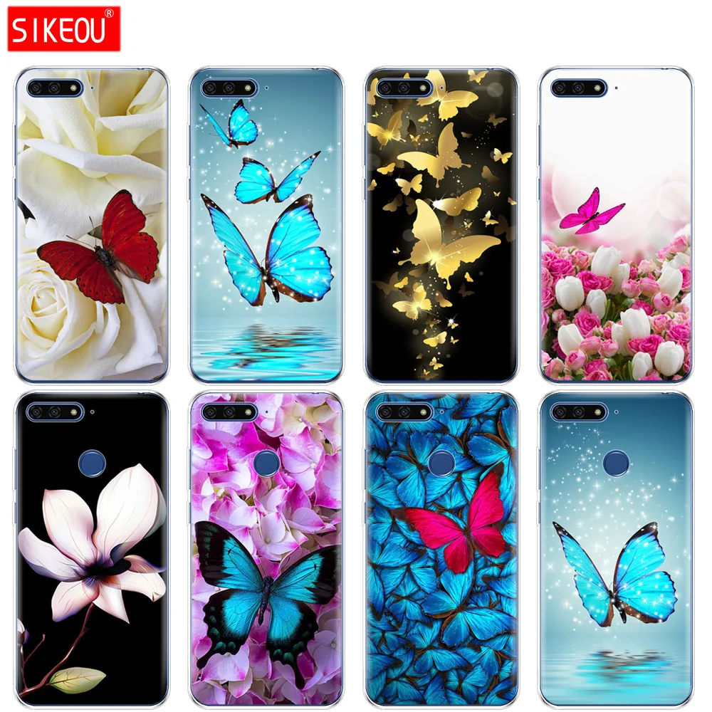 Silicone Cover Phone Case For Huawei Honor 7A PRO 7C Y5 Y6 Y7 Y9 2017 2018 Prime butterfly on white roses flower
Silicone Cover Phone Case For Huawei Honor 7A PRO 7C Y5 Y6 Y7 Y9 2017 2018 Prime butterfly on white roses flower