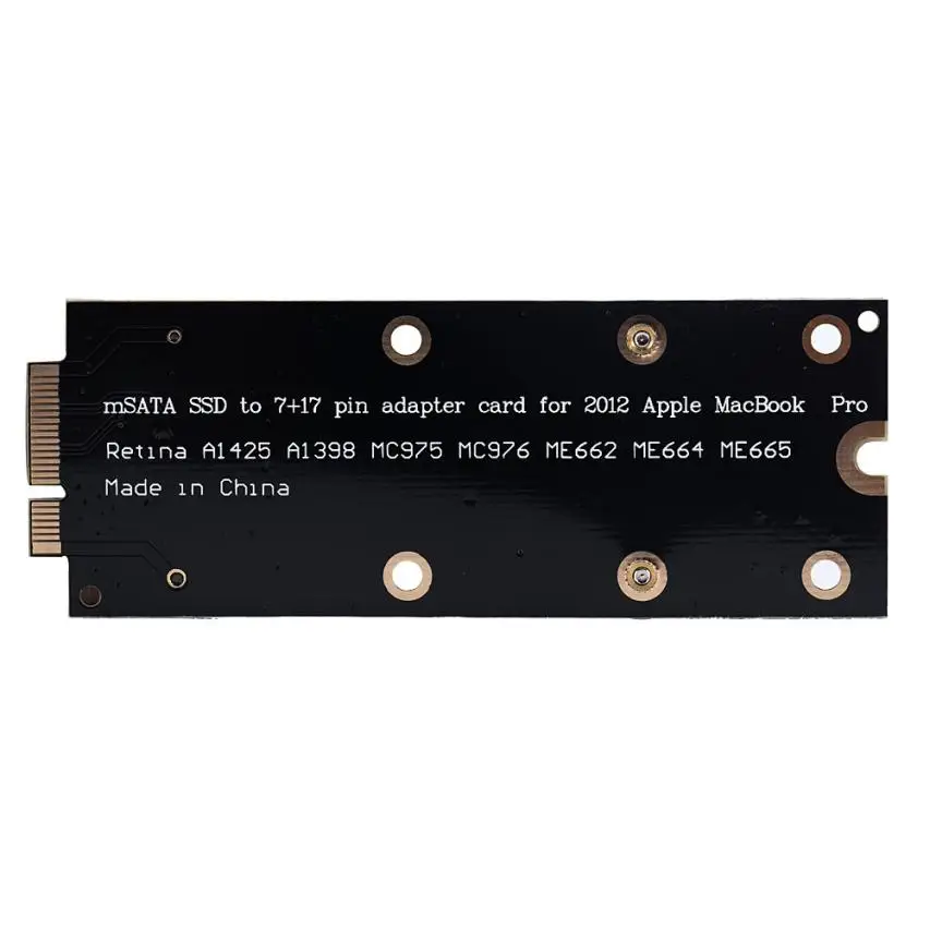 Factory Price MOSUNX Hot mSATA Adapter As SSD For MacBook Pro Retina 2012 IMAC A1398 MC975 MC976
Factory Price MOSUNX Hot mSATA Adapter As SSD For MacBook Pro Retina 2012 IMAC A1398 MC975 MC976