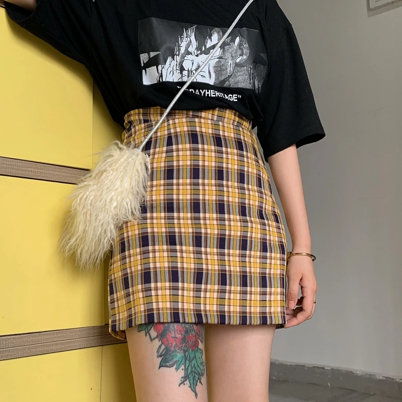Summer New gothic plaid A-line women skirt Harajuku kawaii zebra stripes skirt high waist short skirts female saias
Summer New gothic plaid A-line women skirt Harajuku kawaii zebra stripes skirt high waist short skirts female saias