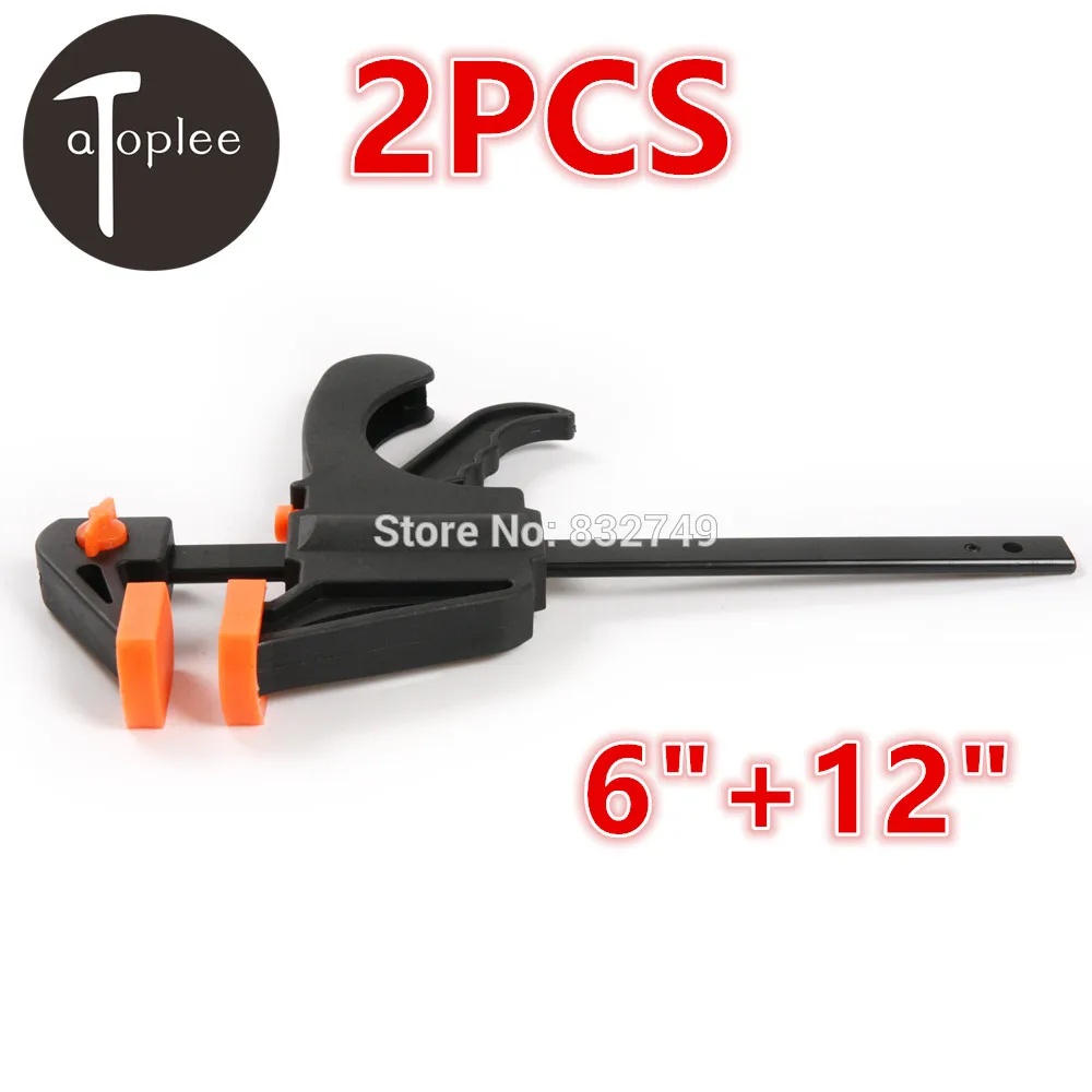 Hot 2PCS 6" And 12" Quick Ratchet Release Speed Squeeze Wood Working Work Bar Clamp Clip Kit Spreader Gadget Tool DIY Hand
Hot 2PCS 6" And 12" Quick Ratchet Release Speed Squeeze Wood Working Work Bar Clamp Clip Kit Spreader Gadget Tool DIY Hand