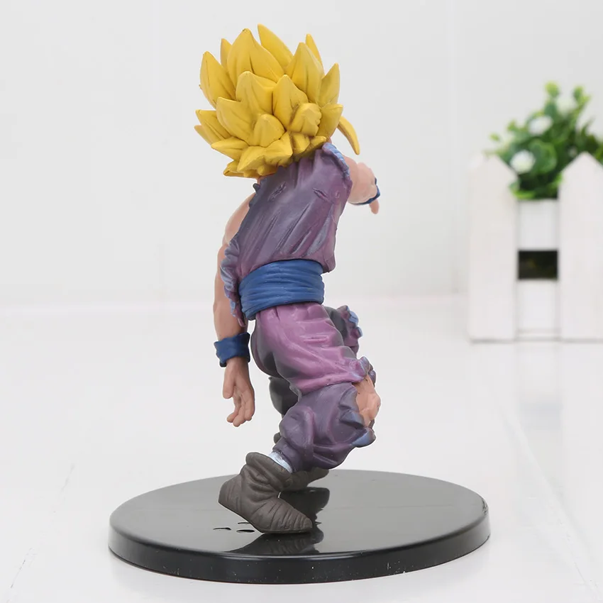 Kid Gohan Action Figure Saiyan Backview