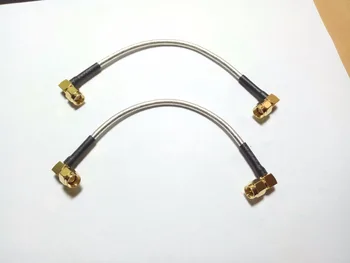 20PCS SMA Male TO SMA Male RF Coax Pigtail Semi-rigid RG402 15CM Cable