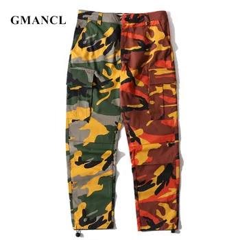 GMANCL Military Camouflage Patchwork Men Hip Hop Overalls High Quality Streetwear Men Casual Multi-pocket Straight Cargo Pants
GMANCL Military Camouflage Patchwork Men Hip Hop Overalls High Quality Streetwear Men Casual Multi-pocket Straight Cargo Pants