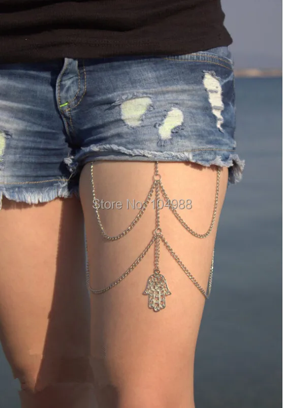 FREE SHIPPING New Style B612 Women Silver Chains 2 Layers Chains Unique Design Thigh Chains Jewelry 2 Colors
FREE SHIPPING New Style B612 Women Silver Chains 2 Layers Chains Unique Design Thigh Chains Jewelry 2 Colors