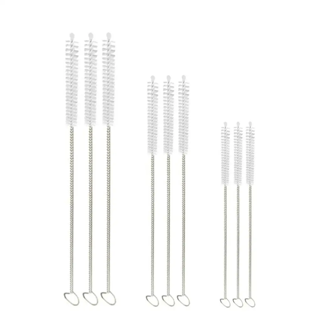 Stainless Steel Drinking Pipe Cleaner Straw Daily, Travelling,etc. Cleaning 9 x Brush 8 x Silver
Stainless Steel Drinking Pipe Cleaner Straw Daily, Travelling,etc. Cleaning 9 x Brush 8 x Silver