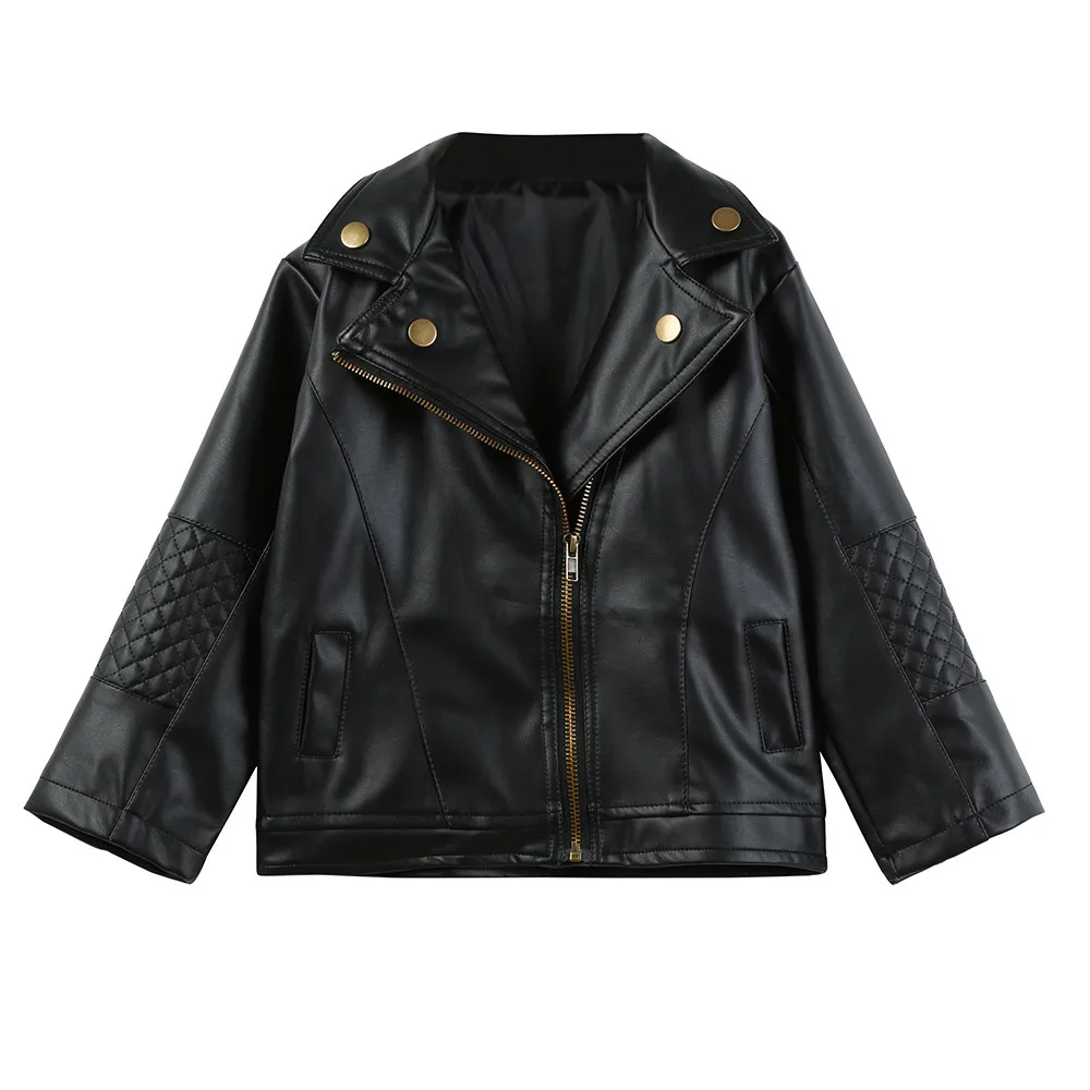 TELOTUNY Girls fashion street cool leather jacket Faux Leather Jacket kids clothes boys girls coat Short Autumn Winter X083
TELOTUNY Girls fashion street cool leather jacket Faux Leather Jacket kids clothes boys girls coat Short Autumn Winter X083