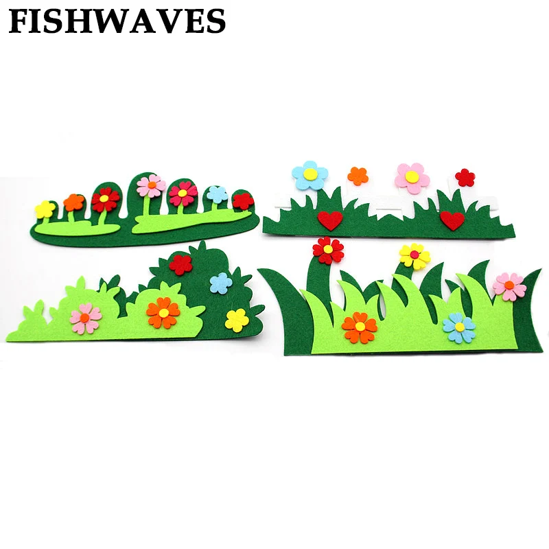 FISHWAVES New Design Flower Fence Felt Free Cutting Cute Pendant Green Grass For Diy Home Decoration Children Room Decoration
FISHWAVES New Design Flower Fence Felt Free Cutting Cute Pendant Green Grass For Diy Home Decoration Children Room Decoration