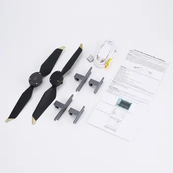 8331 Low-Noise Blades Propellers Quick Release LED Flash Word Programmable CW CCW Props for DJI Mavic Pro/Platinum RC Drone
8331 Low-Noise Blades Propellers Quick Release LED Flash Word Programmable CW CCW Props for DJI Mavic Pro/Platinum RC Drone
