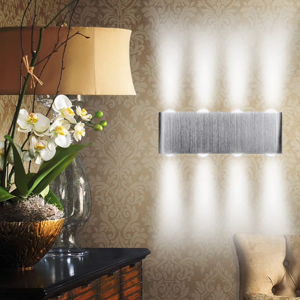 Modern 8W AC 85-260V High Power LED Wall Light Up Down Lamp Sconce Spot Lighting Warm White / White
Modern 8W AC 85-260V High Power LED Wall Light Up Down Lamp Sconce Spot Lighting Warm White / White
