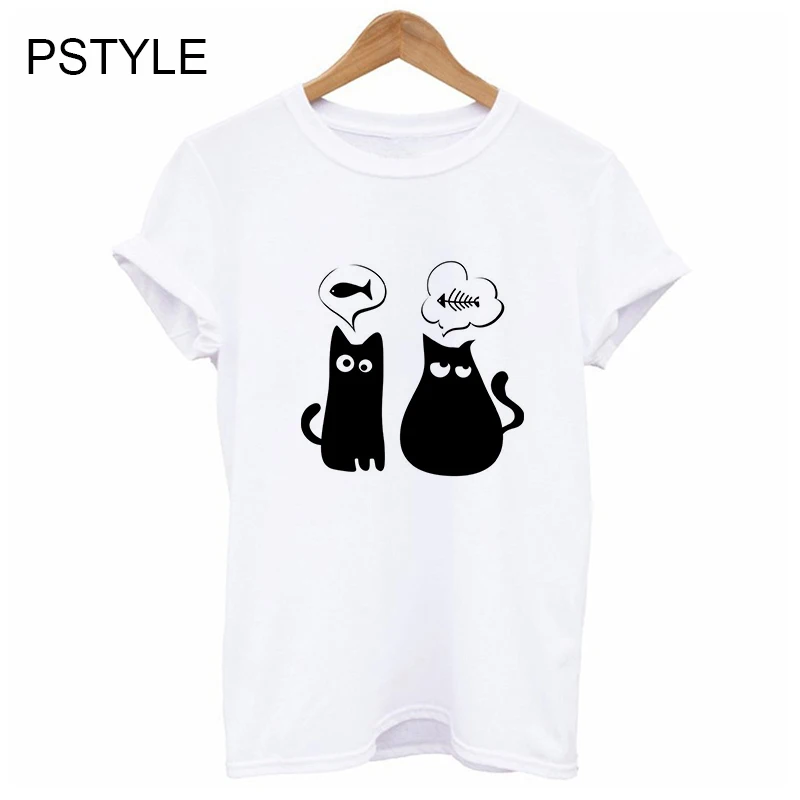 Funny T Shirts Women's Tee Shirts Harajuku Kawaii Black Cat Graphic Design Printed Novelty Female White T Shirt Streetwear Tops
Funny T Shirts Women's Tee Shirts Harajuku Kawaii Black Cat Graphic Design Printed Novelty Female White T Shirt Streetwear Tops