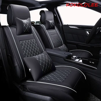 

New Luxury PU Leather Auto Universal Car Seat Covers Automotive Seat Covers for toyota lada kalina granta priora renault logan