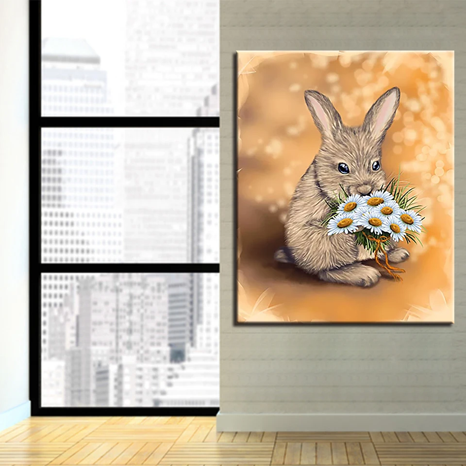 DIY Coloring Pictures By Numbers Rabbit Daisy Canvas Drawing Calligraphy Animal And Flowers Oil Painting Home Decor Unique Gifts
DIY Coloring Pictures By Numbers Rabbit Daisy Canvas Drawing Calligraphy Animal And Flowers Oil Painting Home Decor Unique Gifts