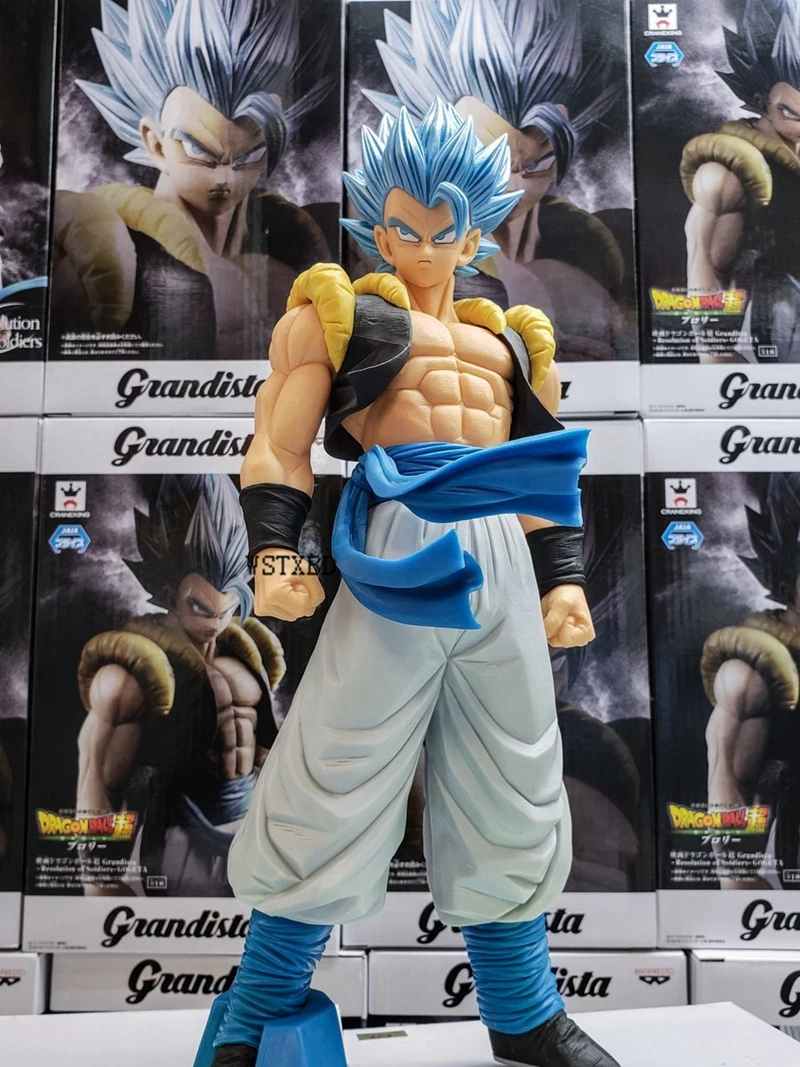 

WSTXBD BANPRESTO Dragon Ball Z DBZ Grandista GROS Ros God Blue Goku&Vegeta Gogeta Figure Toys Figurals Model Dolls Brinquedos