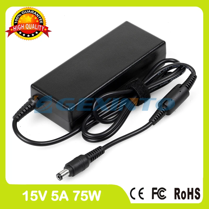 15V 5A laptop charger ac adapter PAACA008 for Toshiba Tecra S1 S10 S2 S2-107 S3 S4 S5 TE2000 TE2100 TE2300
15V 5A laptop charger ac adapter PAACA008 for Toshiba Tecra S1 S10 S2 S2-107 S3 S4 S5 TE2000 TE2100 TE2300