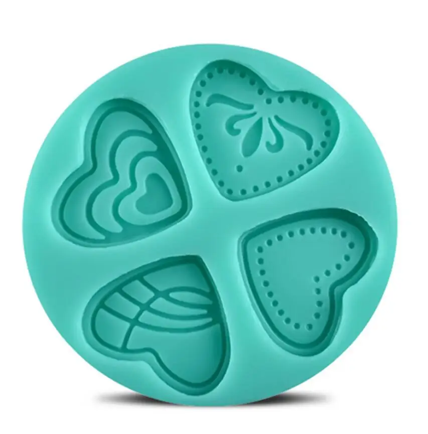4 Styles 3D Silicone Heart Loving Shaped Baking Mold Fondant Cake Tool Chocolate Candy Cookies Pastry Soap Moulds
4 Styles 3D Silicone Heart Loving Shaped Baking Mold Fondant Cake Tool Chocolate Candy Cookies Pastry Soap Moulds