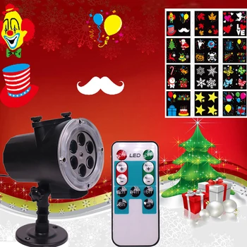 Led Holiday Lighting Christmas Lawn Light Outdoor Waterproof Garden Projection Light With 12 Pattern Film Xmas Projector Lamp
Led Holiday Lighting Christmas Lawn Light Outdoor Waterproof Garden Projection Light With 12 Pattern Film Xmas Projector Lamp