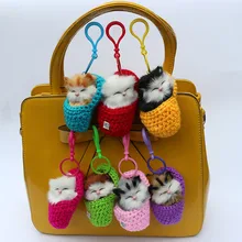 2022 New Lovely Sleeping Cat Key Chain 3D Simulation Cartoon Cat Vocalize Meow Kitten Keychains Toy AN88
2022 New Lovely Sleeping Cat Key Chain 3D Simulation Cartoon Cat Vocalize Meow Kitten Keychains Toy AN88