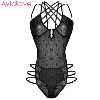 Avidlove Women Bodystocking Nightwear Body Suit One Piece Bodysuit Lingerie Out Sheer Cut Lace Backless
Avidlove Women Bodystocking Nightwear Body Suit One Piece Bodysuit Lingerie Out Sheer Cut Lace Backless