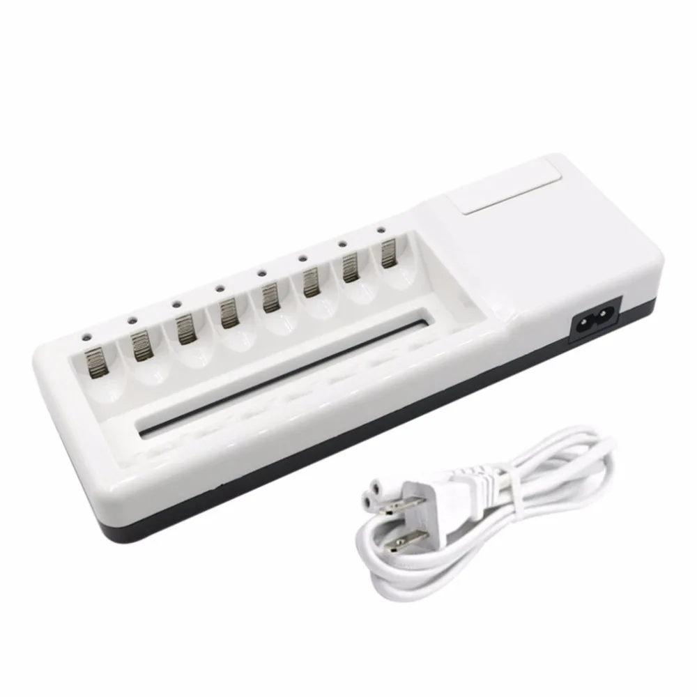 Intelligent Fast AA AAA Charger Set 8 Slots Independent Charger With 8 Batteries AA/ AAA/ Nickel Cadmium Battery Polymer Shell
Intelligent Fast AA AAA Charger Set 8 Slots Independent Charger With 8 Batteries AA/ AAA/ Nickel Cadmium Battery Polymer Shell