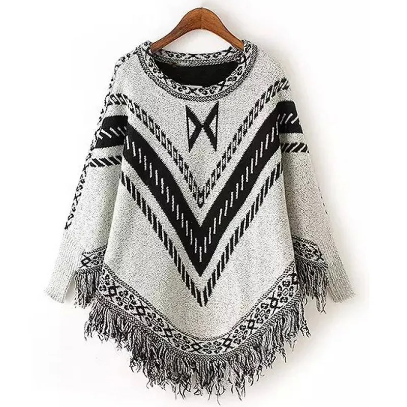 Free shipping New Fashion 2019 Autumn Winter Women stripe Wool Pullovers Sweaters Bat Sleeve Shawl Cape Coat Sweater
Free shipping New Fashion 2019 Autumn Winter Women stripe Wool Pullovers Sweaters Bat Sleeve Shawl Cape Coat Sweater