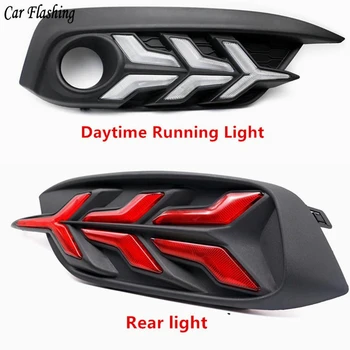 Car Flashing 1set LED For Honda Civic 10th 2016 2017 2018 DRL Daytime Running Lights rear bumper brake light tail light fog lamp
Car Flashing 1set LED For Honda Civic 10th 2016 2017 2018 DRL Daytime Running Lights rear bumper brake light tail light fog lamp