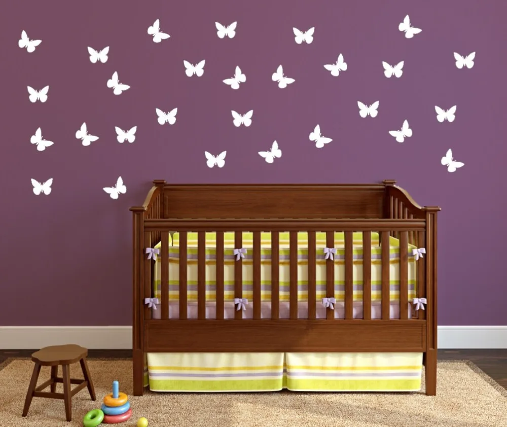 Set of Patterned Litlle Butterflies Wall Decal - Butterfly Nursery Kids Room Vinyl Wall Decal DIY Home Decor Mural YO-67
Set of Patterned Litlle Butterflies Wall Decal - Butterfly Nursery Kids Room Vinyl Wall Decal DIY Home Decor Mural YO-67