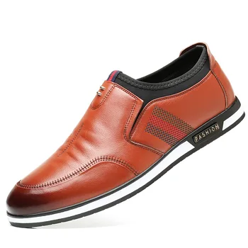 12661New Fashion Men's Casual Shoes Soft Bottom Breathable Round Head Father's Shoe Genuine Leather Mens Shoes
12661New Fashion Men's Casual Shoes Soft Bottom Breathable Round Head Father's Shoe Genuine Leather Mens Shoes