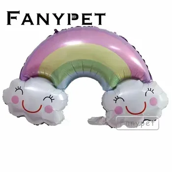 Jumbo Size 90*60cm 10pcs/lot Rainbow Cloud Balloons Birthday Party Decorations Kids Toys Marriage Decorations Helium Ballon
Jumbo Size 90*60cm 10pcs/lot Rainbow Cloud Balloons Birthday Party Decorations Kids Toys Marriage Decorations Helium Ballon