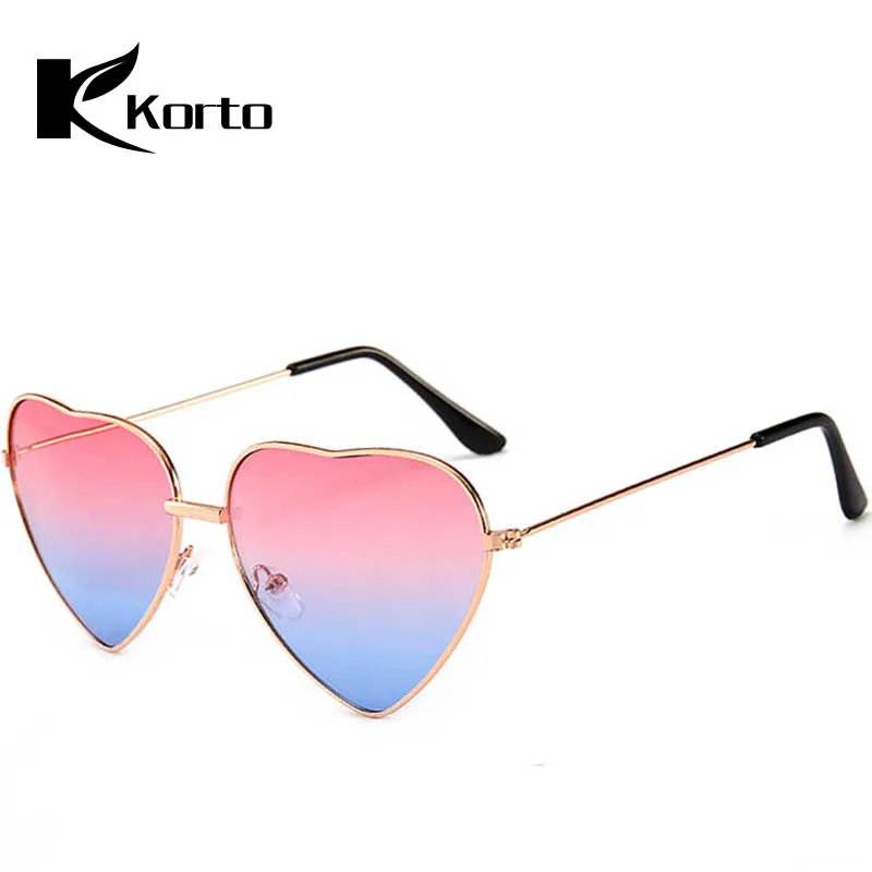 Женские солнечные очки в форме сердца дизайнерский бренд Ретро Солнцезащитные
