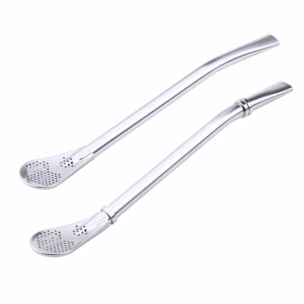 Stainless Steel Drinking Straw Spoon Tea Filter Yerba Mate Tea Straws Bombilla Gourd Reusable Tea Tools Washable Bar Accessories
Stainless Steel Drinking Straw Spoon Tea Filter Yerba Mate Tea Straws Bombilla Gourd Reusable Tea Tools Washable Bar Accessories