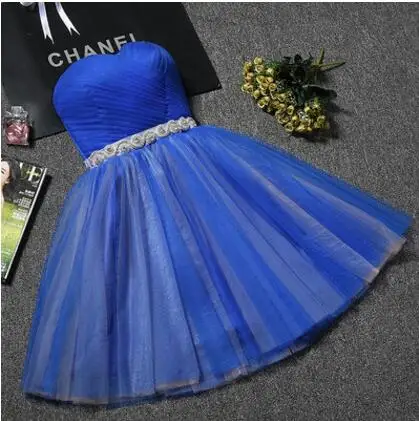 Royal Blue Short Bridesmaid Dress Sweetheart Pink Prom Dresses Beading Waist Bride Sister Party Dresses Vestido C1939 
Royal Blue Short Bridesmaid Dress Sweetheart Pink Prom Dresses Beading Waist Bride Sister Party Dresses Vestido C1939