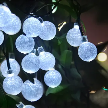 Christmas Outdoor Decoration Solar Led String Light 4.8 M 20 led Solar Bubble Fairy Lights for Festival Garden Decorative Lamp
Christmas Outdoor Decoration Solar Led String Light 4.8 M 20 led Solar Bubble Fairy Lights for Festival Garden Decorative Lamp