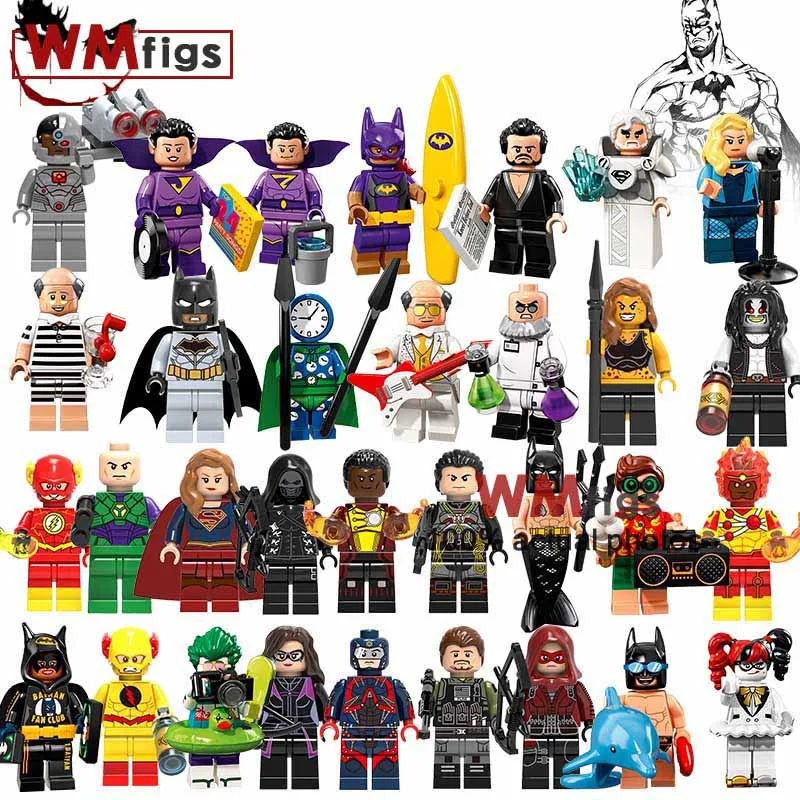 Single Sale Mermeid Batman Jayna Robin Zan Clock King Flash Firestorm Cyborg Christmas Bricks Building Blocks Kids Gifts Toys
Single Sale Mermeid Batman Jayna Robin Zan Clock King Flash Firestorm Cyborg Christmas Bricks Building Blocks Kids Gifts Toys