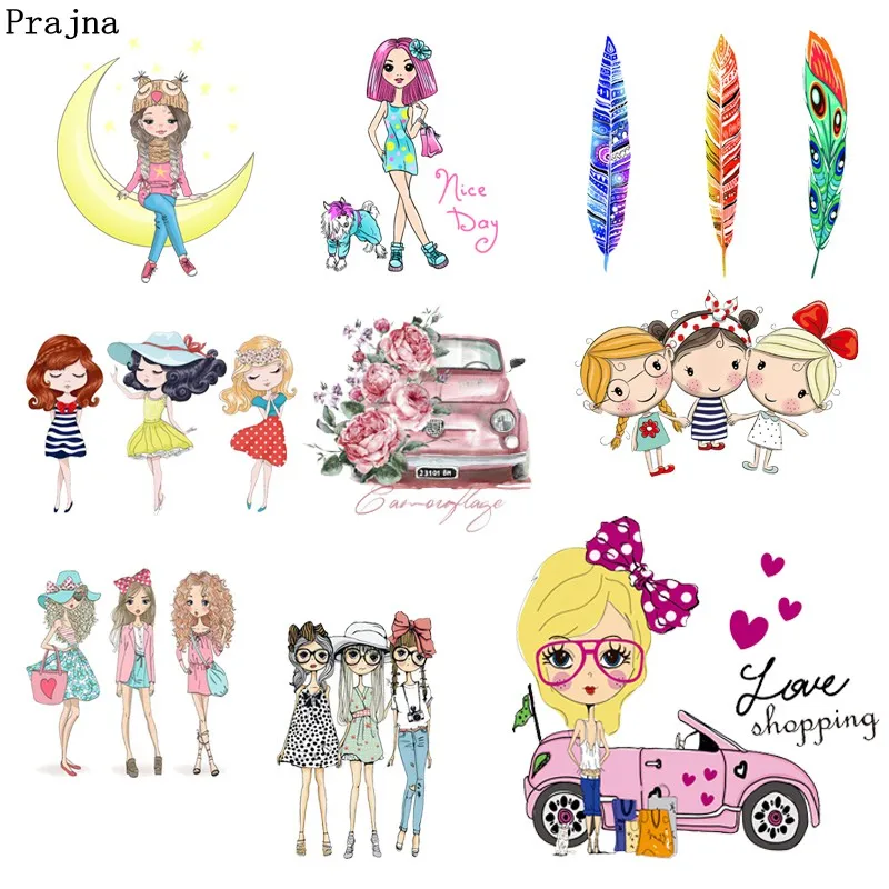 Prajna Summer Style Colorful Feather Heat Transfer Stickers Fashion Woman Girls Iron On Patches Nice Day Hot Vinyl DIY Clothing
Prajna Summer Style Colorful Feather Heat Transfer Stickers Fashion Woman Girls Iron On Patches Nice Day Hot Vinyl DIY Clothing