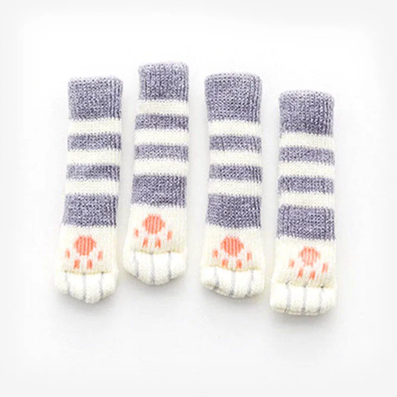 4Pcs Furniture Chair Leg Cover Pad Anti-slip Floor Knitting Sock Table Feet Mat GQ999
4Pcs Furniture Chair Leg Cover Pad Anti-slip Floor Knitting Sock Table Feet Mat GQ999
