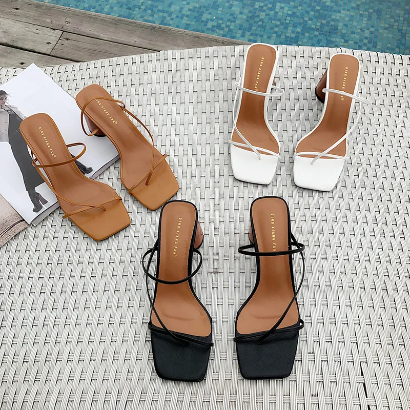 Slides Square Toe Women's Slippers 2019 Shoes Cross-tied Heeled Mules Socofy Ladies Flip Flops Sliders New Luxury
Slides Square Toe Women's Slippers 2019 Shoes Cross-tied Heeled Mules Socofy Ladies Flip Flops Sliders New Luxury